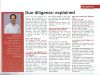 Due Diligence Explained